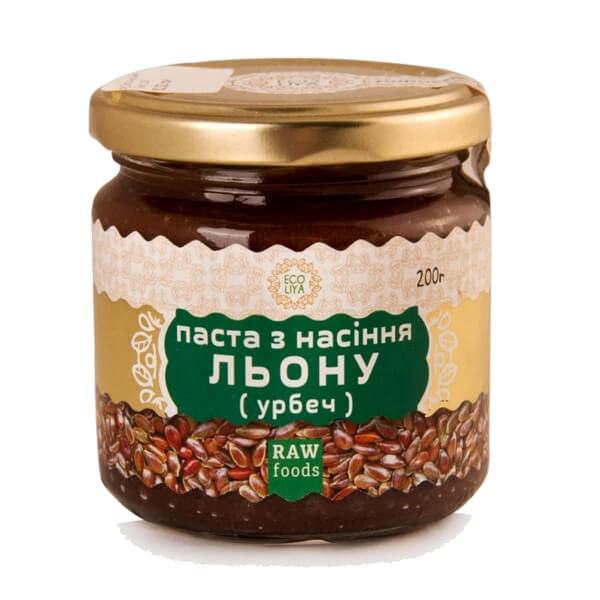 Паста из семян льна Эколия 200 грамм