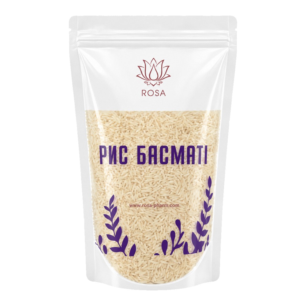 Рис басматі довгозерний білий Роса-Фарм 500 грам