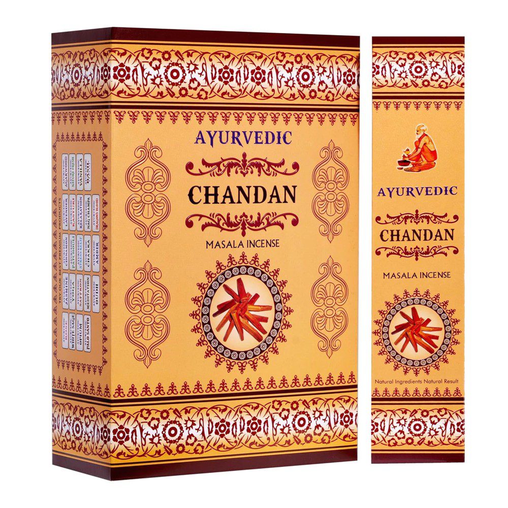 Благовония Чандан (Chandan, Agarbathi Works) 15 аромапалочек