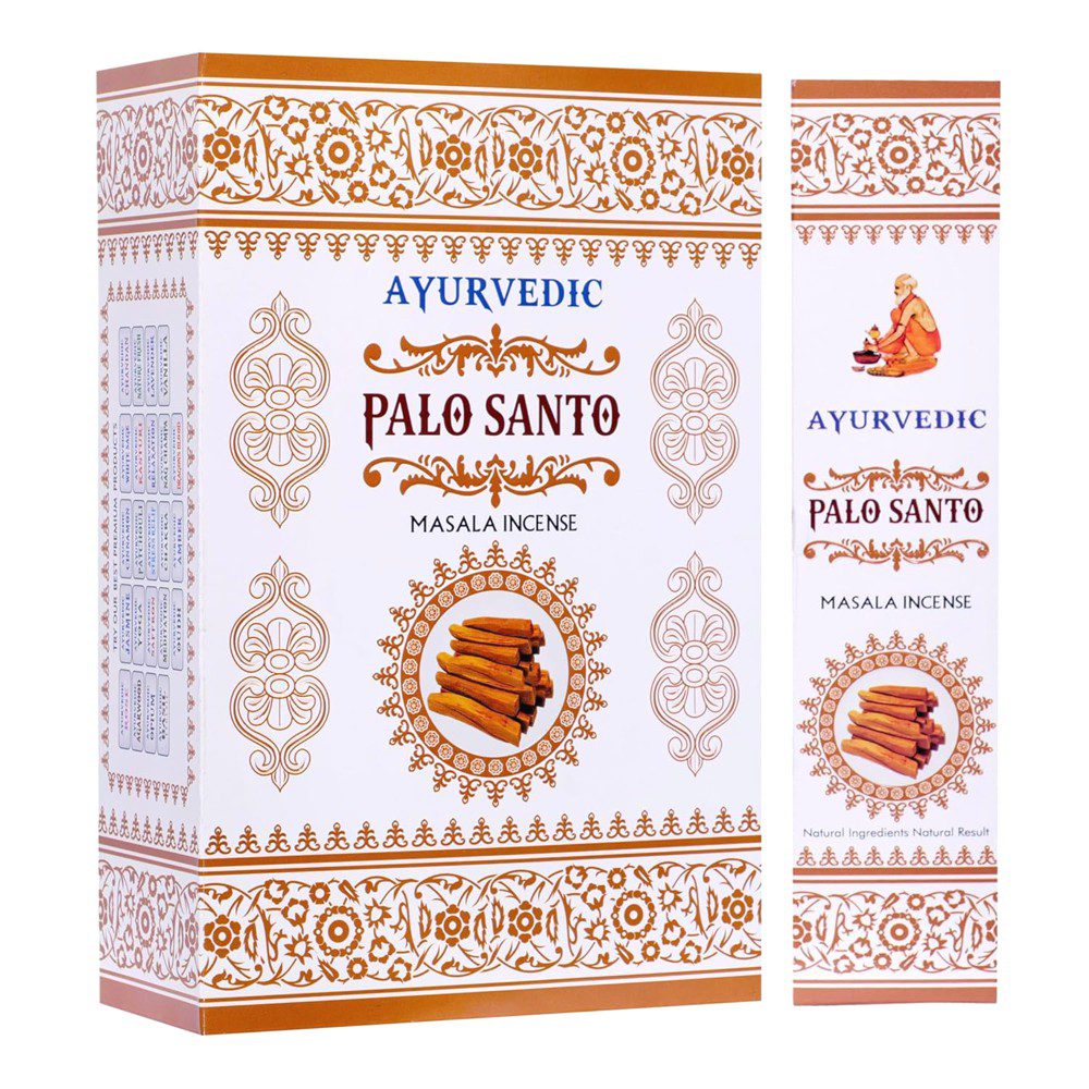 Благовония Пало Санто (Palo Santo, Ayurvedic) 15 аромапалочек