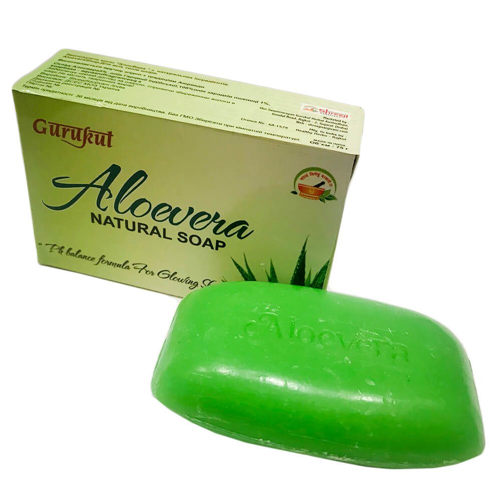 Мыло Алое Вера (aloe Vera Soap, Shreeji Sanjivani)