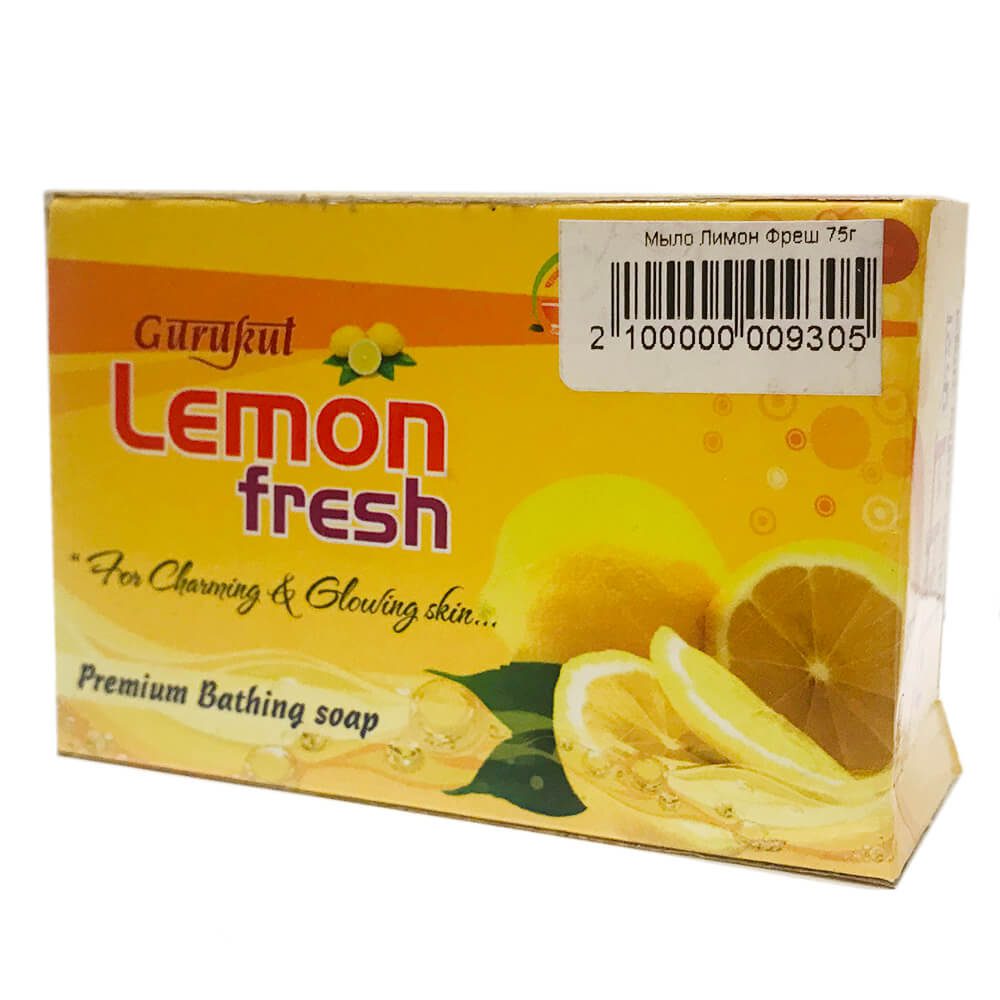Мыло лимон (lemon Fresh Soap, Shreeji Sanjivani)
