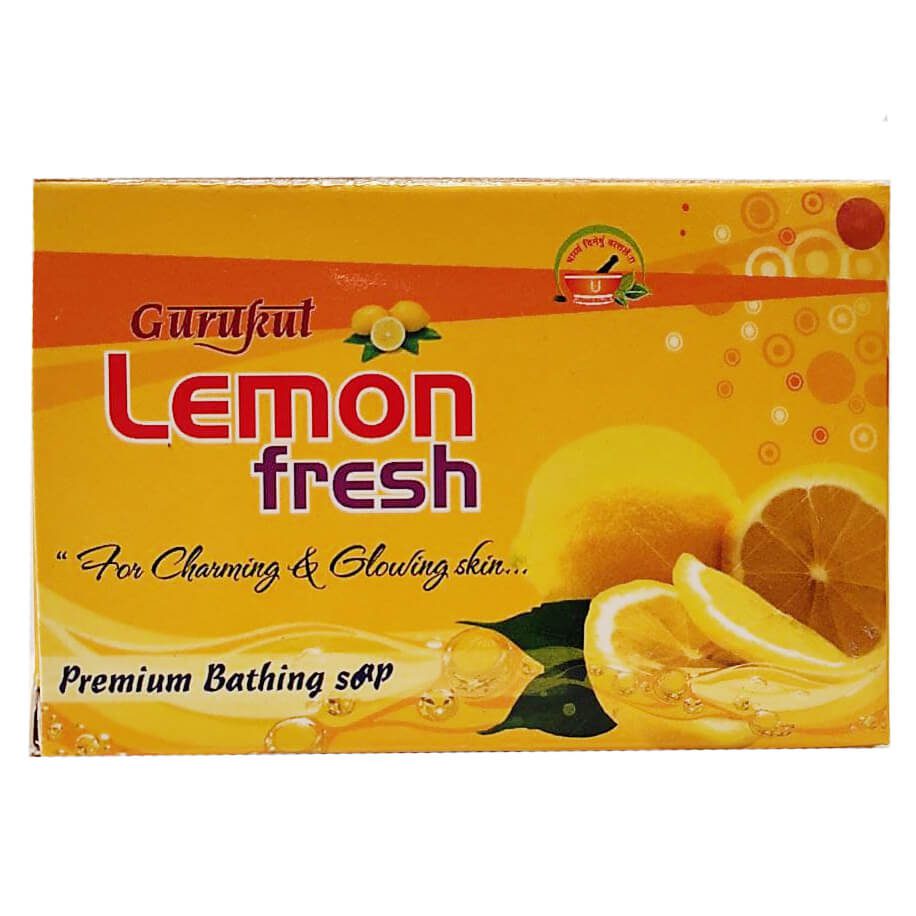 Мыло лимон (Lemon Fresh Soap, Shreeji Sanjivani) купить в Бутике аюрведы премиум