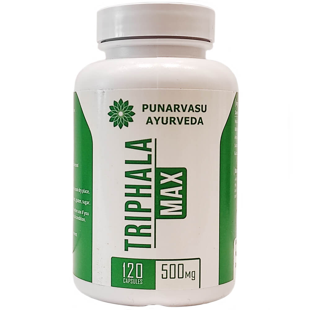 Тріфала Макс (Triphala MAX, Punarvasu) 120 капсул