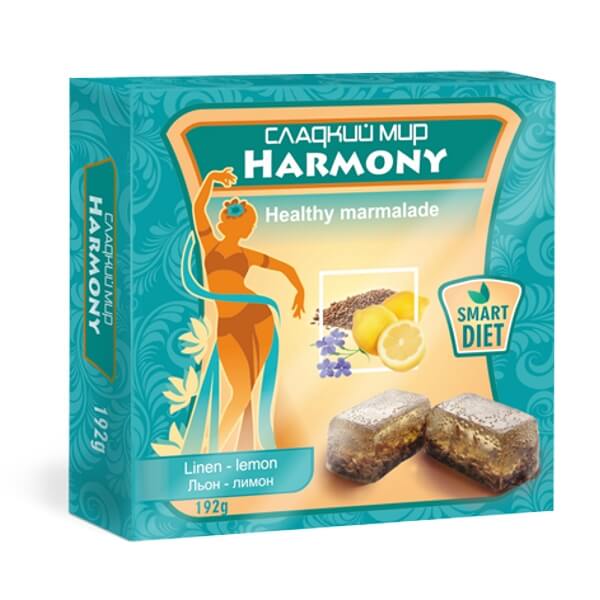 Мармелад «Гармония» Лён-лимон