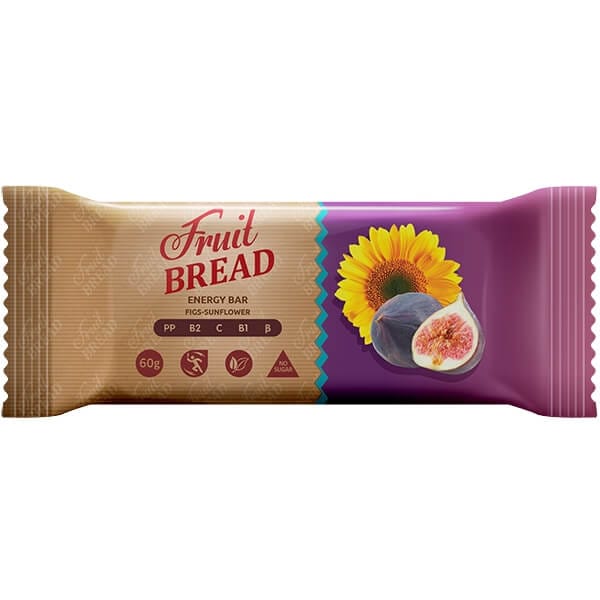 Батончик «Фруктовый Хлеб» инжир-подсолнечник