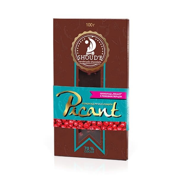 Шоколад «picant» с розовым перцем