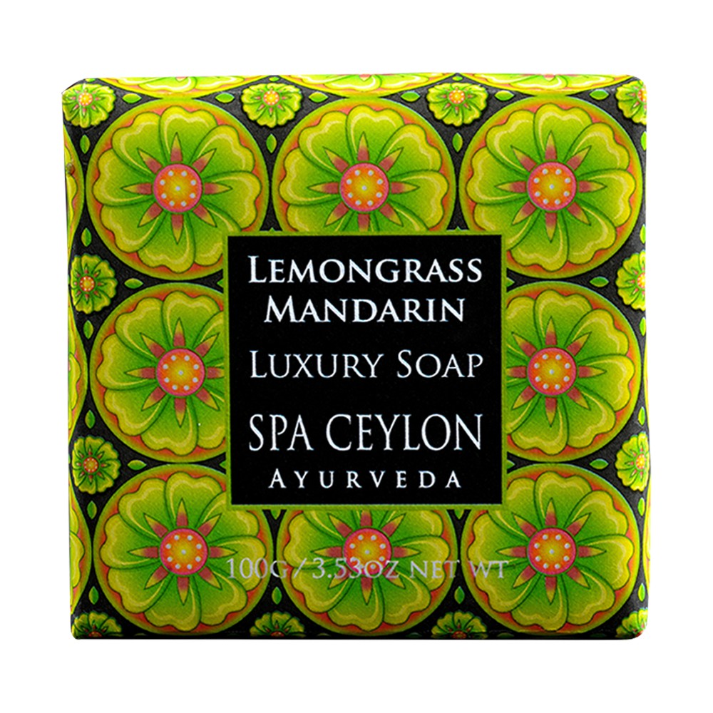 Люкс мыло Лемонграсс и Мандарин Spa Ceylon 100 грамм*