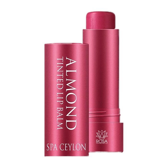 Миндальный бальзам для губ Гибискус (spa Ceylon)