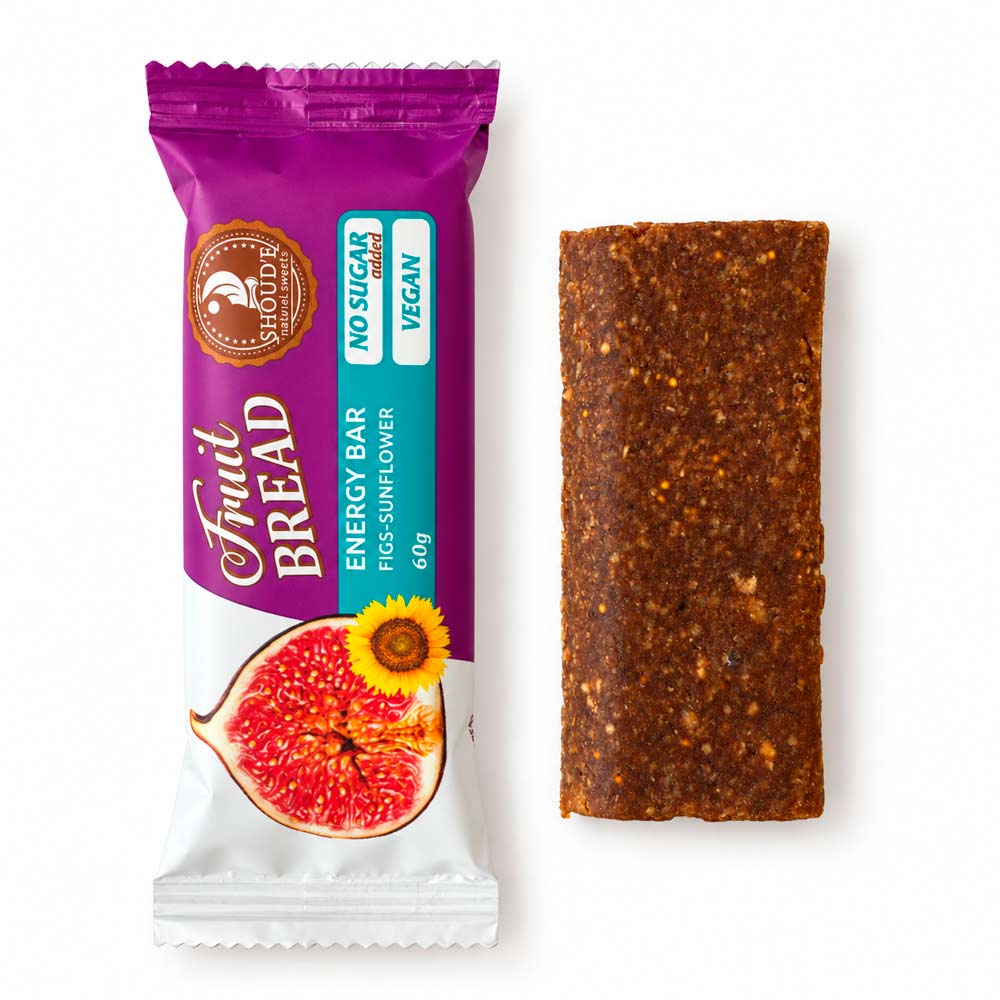 Энергетический батончик Fruit Bread инжир-подсолнечник Сладкий Мир 60 грамм