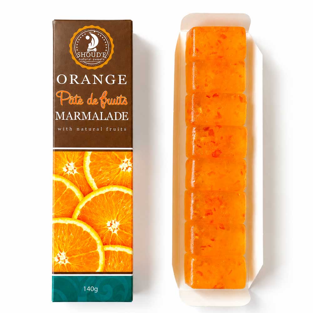 Мармелад Pate de Fruits апельсин Сладкий Мир 140 грамм