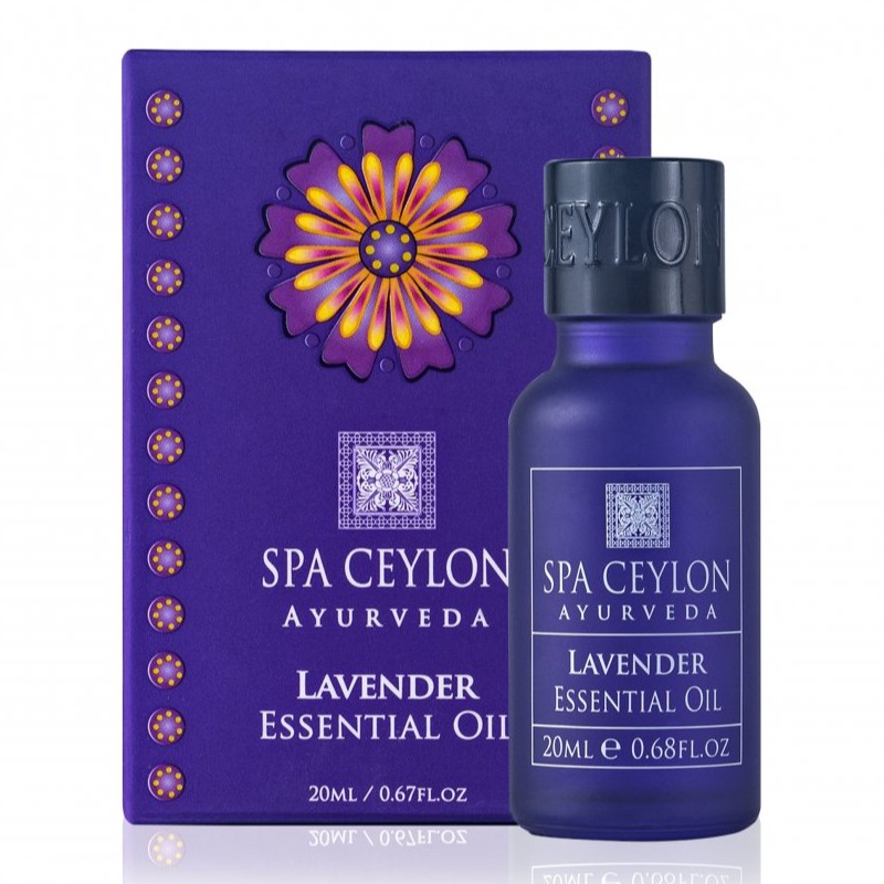 Эфирное масло лаванды (Lavender Essential Oil, Spa Ceylon) 20 мл