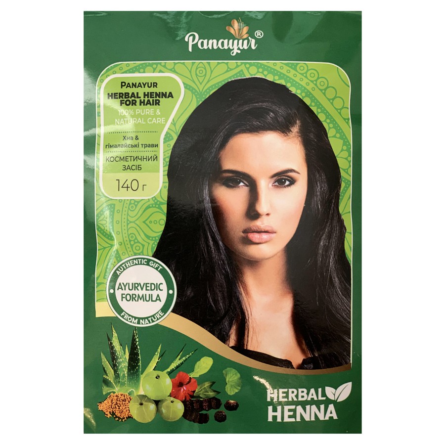 Хна для волосся Herbal Henna, Panayur 140 грам
