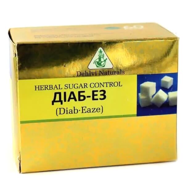 Діаб-Ез (Diab-Eaze, Dehlvi Naturals) 60 капсул