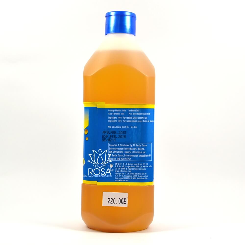 Кунжутное масло (pure Sesame Oil, Klf Nirmal)