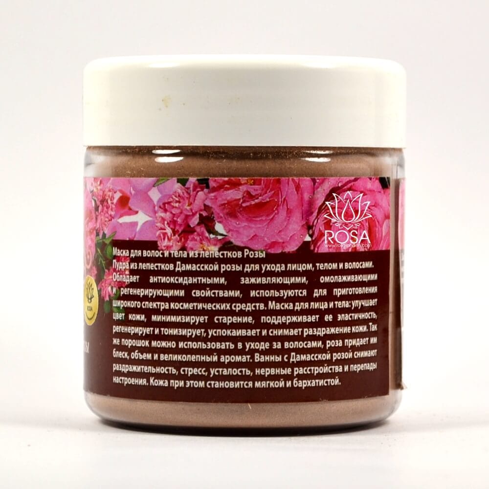 Маска для волос и тела из лепестков розы Mayur