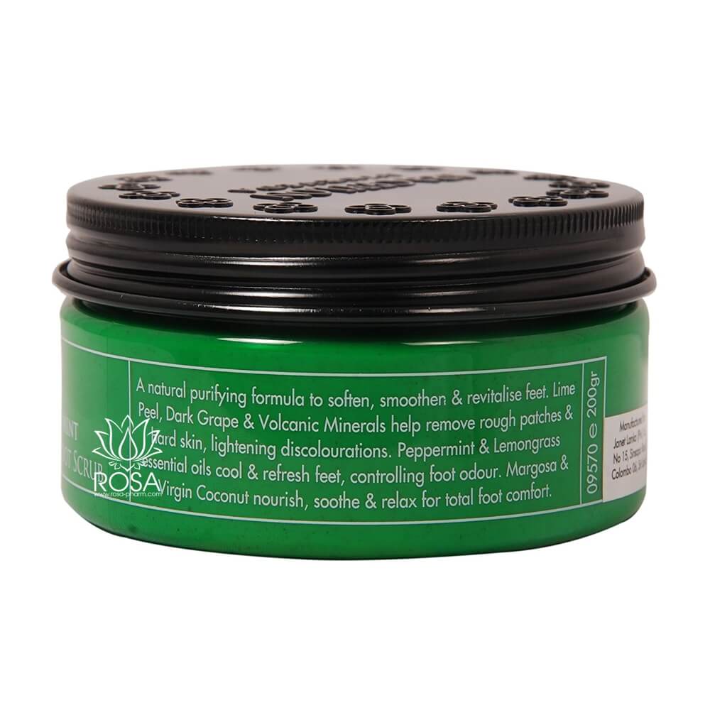 Охлаждающий скраб для ног Зеленая Мята (green Mint)