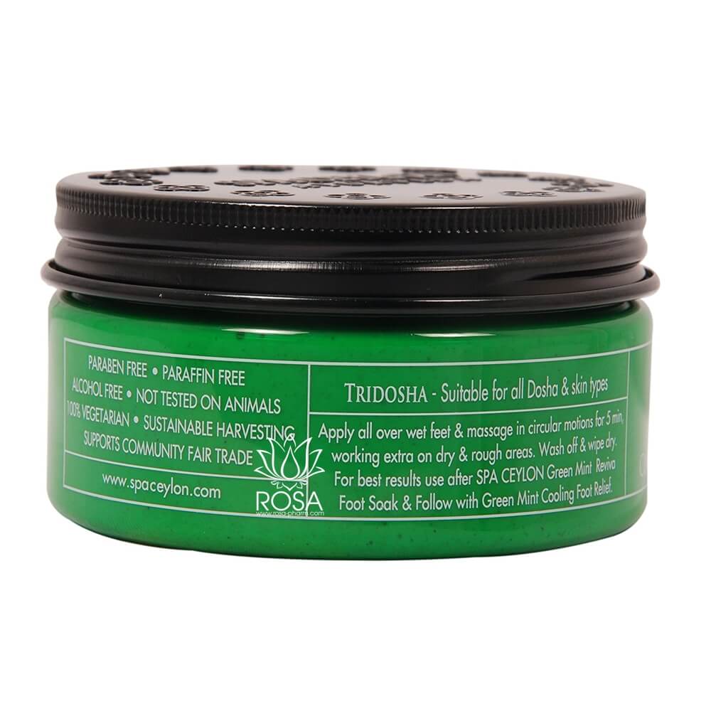 Охлаждающий скраб для ног Зеленая Мята (green Mint)