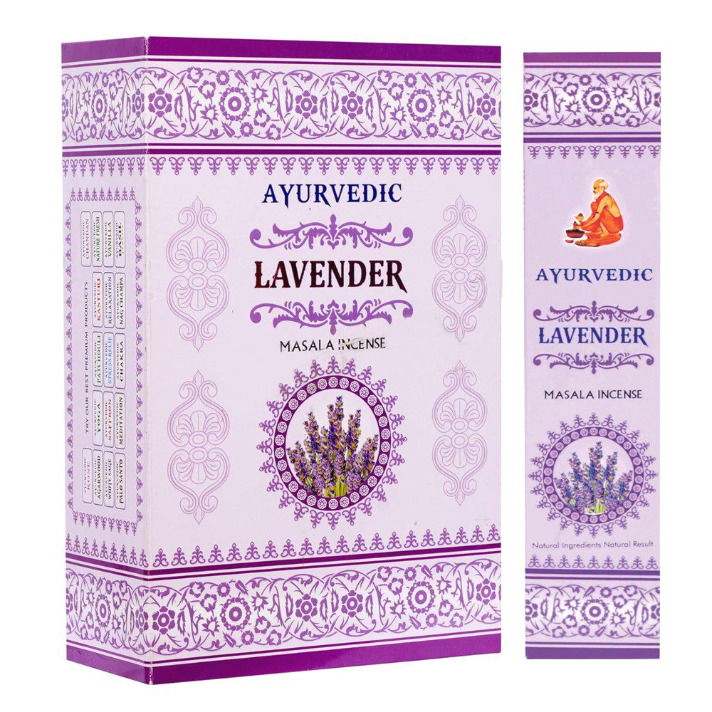 Благовония Лаванда (Lavender, Ayurvedic) 15 грамм