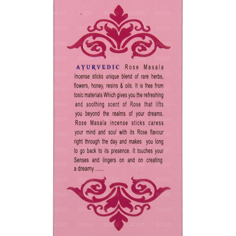 Благовония Роза (rose Incense, Ayurvedic)