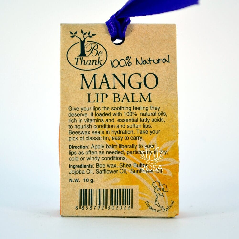Бальзам для губ с экстрактом Манго (mango Lip Balm)