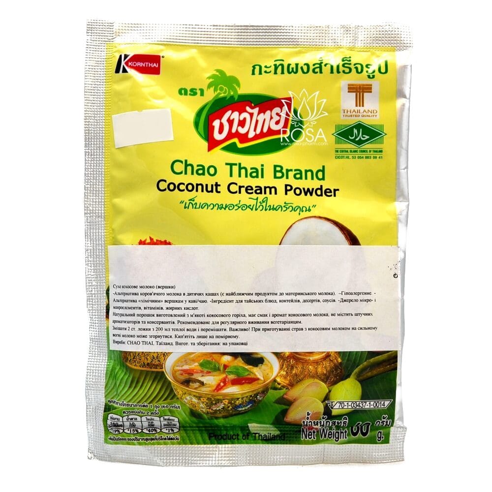Сухое кокосовое молоко Chao Thai из Таиланда