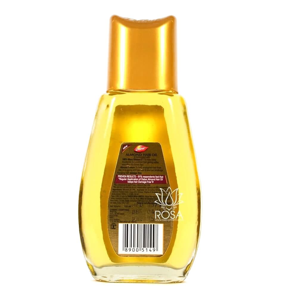 Миндальное масло для волос (almond Hair Oil, Dabur)