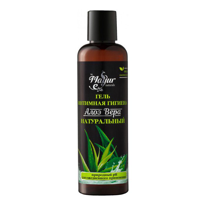 Гель для интимной гигиены натуральный Алоэ вера Mayur | Rosa Pharm