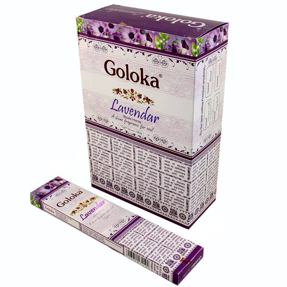 Благовония Лаванда Goloka купить в Бутике аюрведы премиум качества ROSA