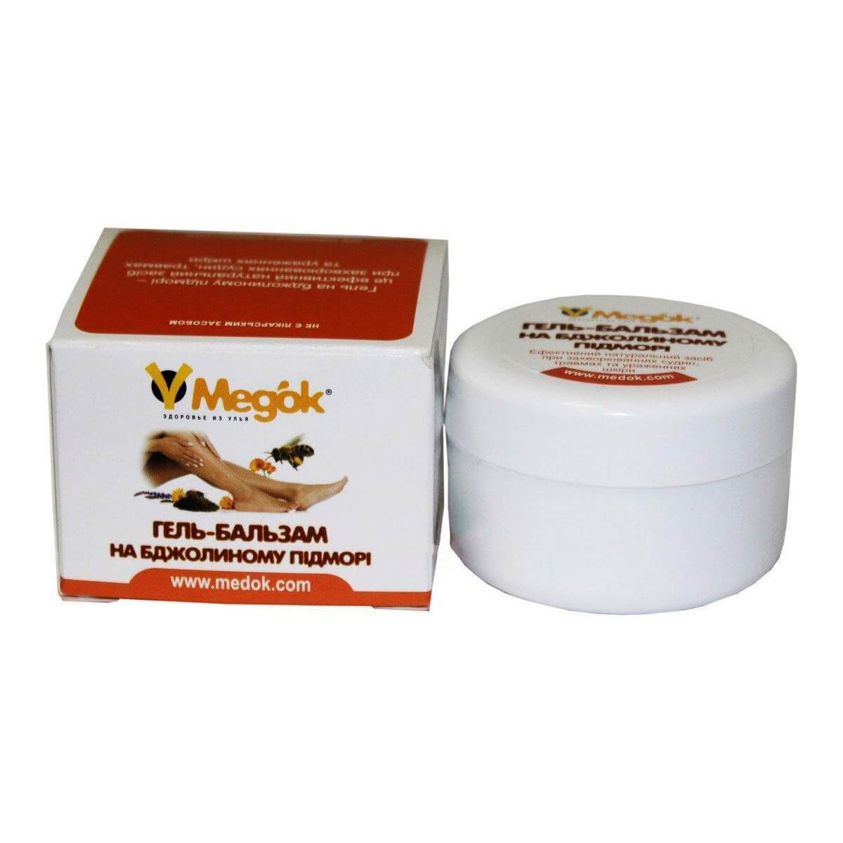 Гель-бальзам на бджолиному підморі Медок 50 грам - Зображення 3
