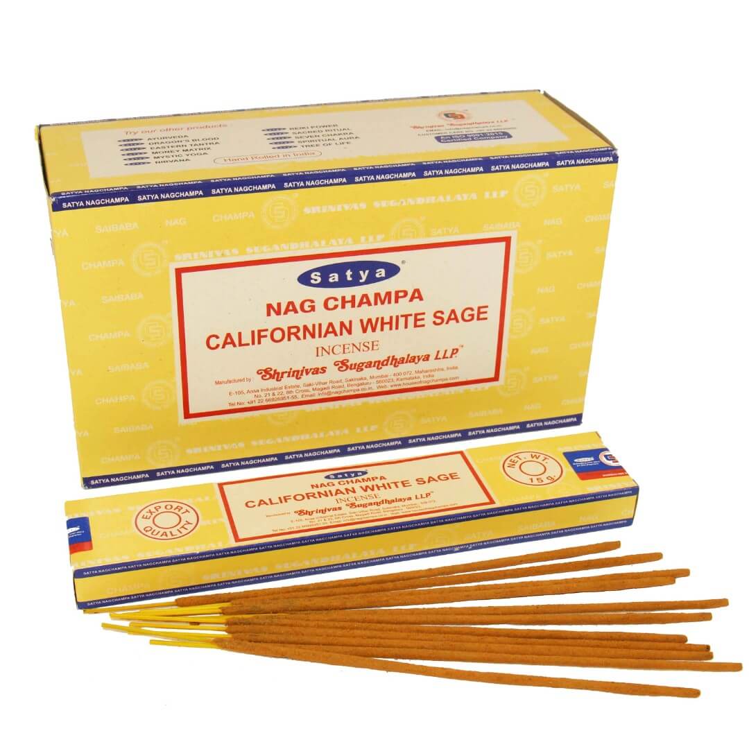 Благовония Калифорнийский белый шалфей (Californian White Sage, Satya) купить в Бутике