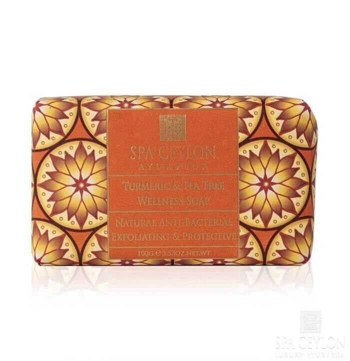Антибактериальное мыло КУРКУМА И ЧАЙНОЕ ДЕРЕВО купить в Бутике аюрведы