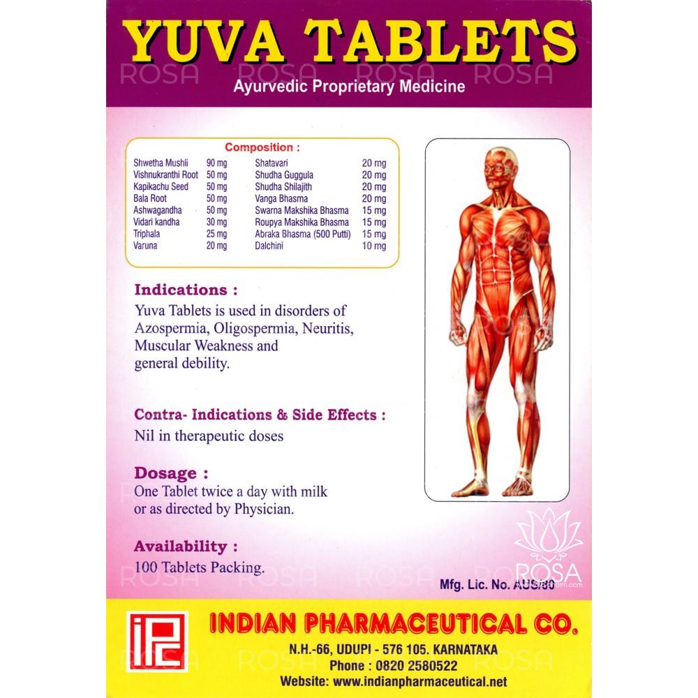 Юва таблетки (yuva Tablets, Indian Pharmaceutical)