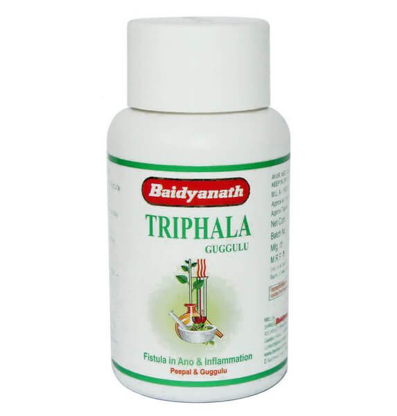 Трифала Гуггул (triphala Guggulu, Baidyanath)
