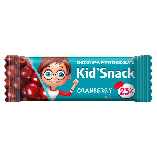 Энергетический батончик Kid’snack Клюква