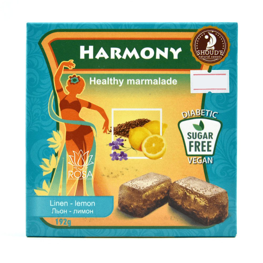 Мармелад Harmony лен-лимон (Сладкий Мир) 192 грамма