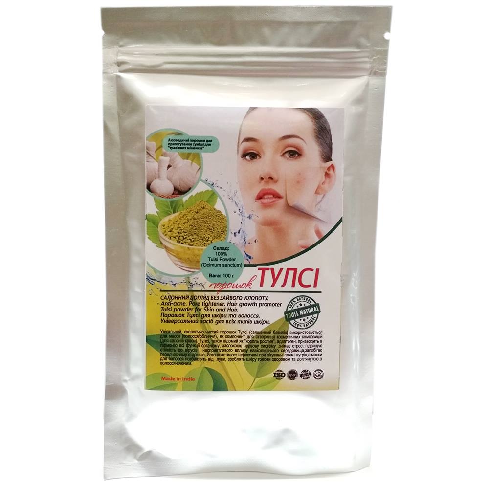 Порошок Тулси для кожи и волос (henna Industries)