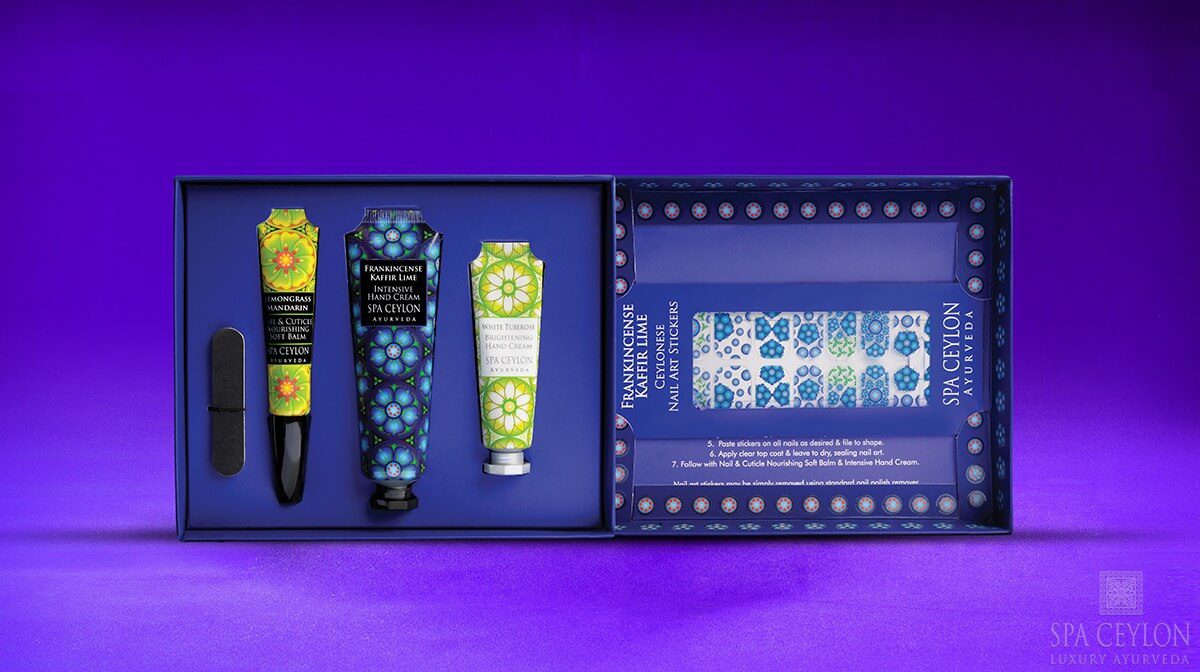 Арт-сет для ногтей Ладан и Кафирский лайм