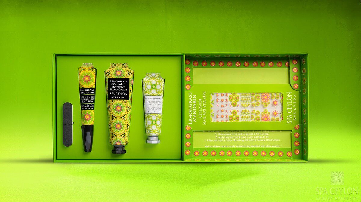 Арт-сет для ногтей Лемонграсс Мандарин