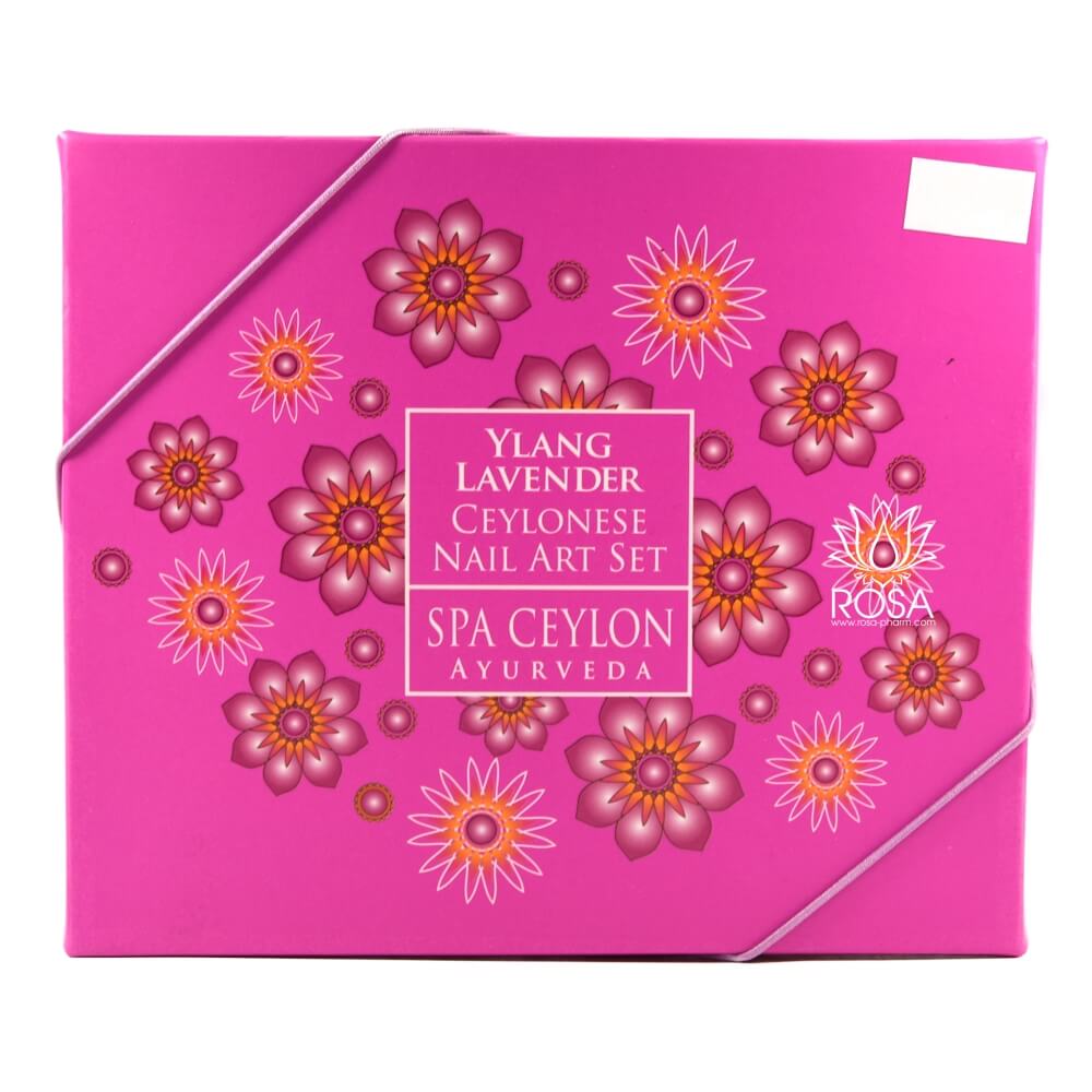 Арт-сет для ногтей Иланг и лаванда