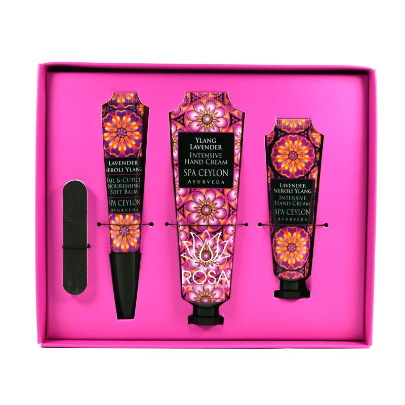 Арт-сет для ногтей Иланг и лаванда