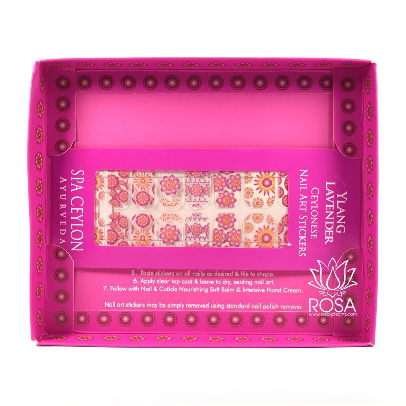 Арт-сет для ногтей Иланг и лаванда