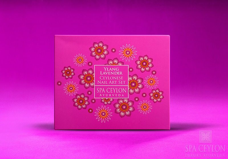 Арт-сет для ногтей Иланг и лаванда
