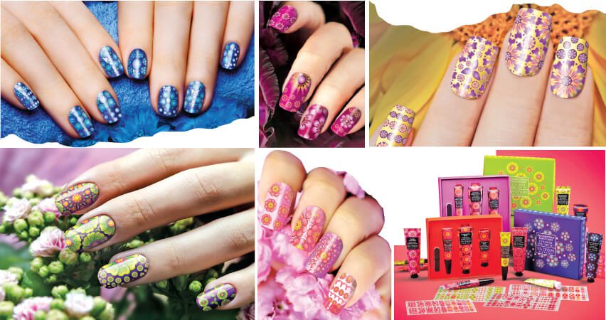 Арт-сет для ногтей Розовый лотос