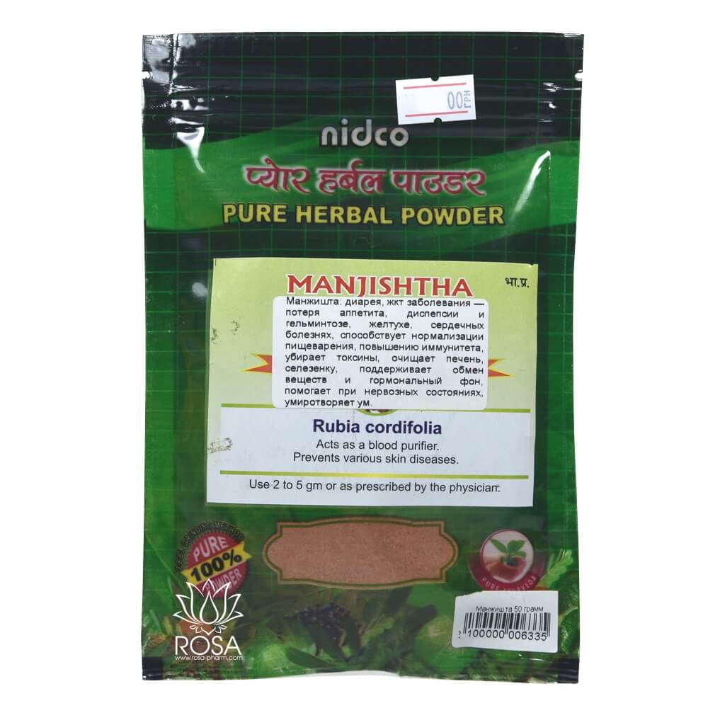 Манжишта чурна (manjistha Churna, Nidco)