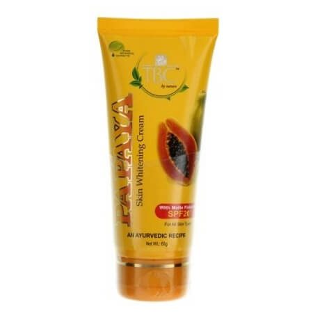 Отбеливающий кожу крем для лица Папайя (tbc)