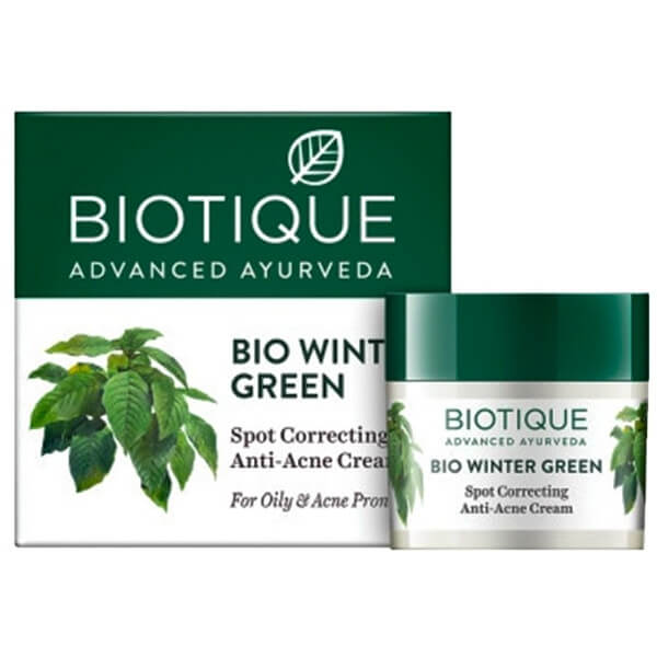 Крем для лікування прищів та вугрів Biotique 16 грам