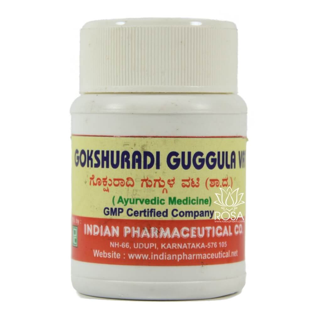 Indian Pharmaceutical Gokshuradi Guggula Vati 1 Mini