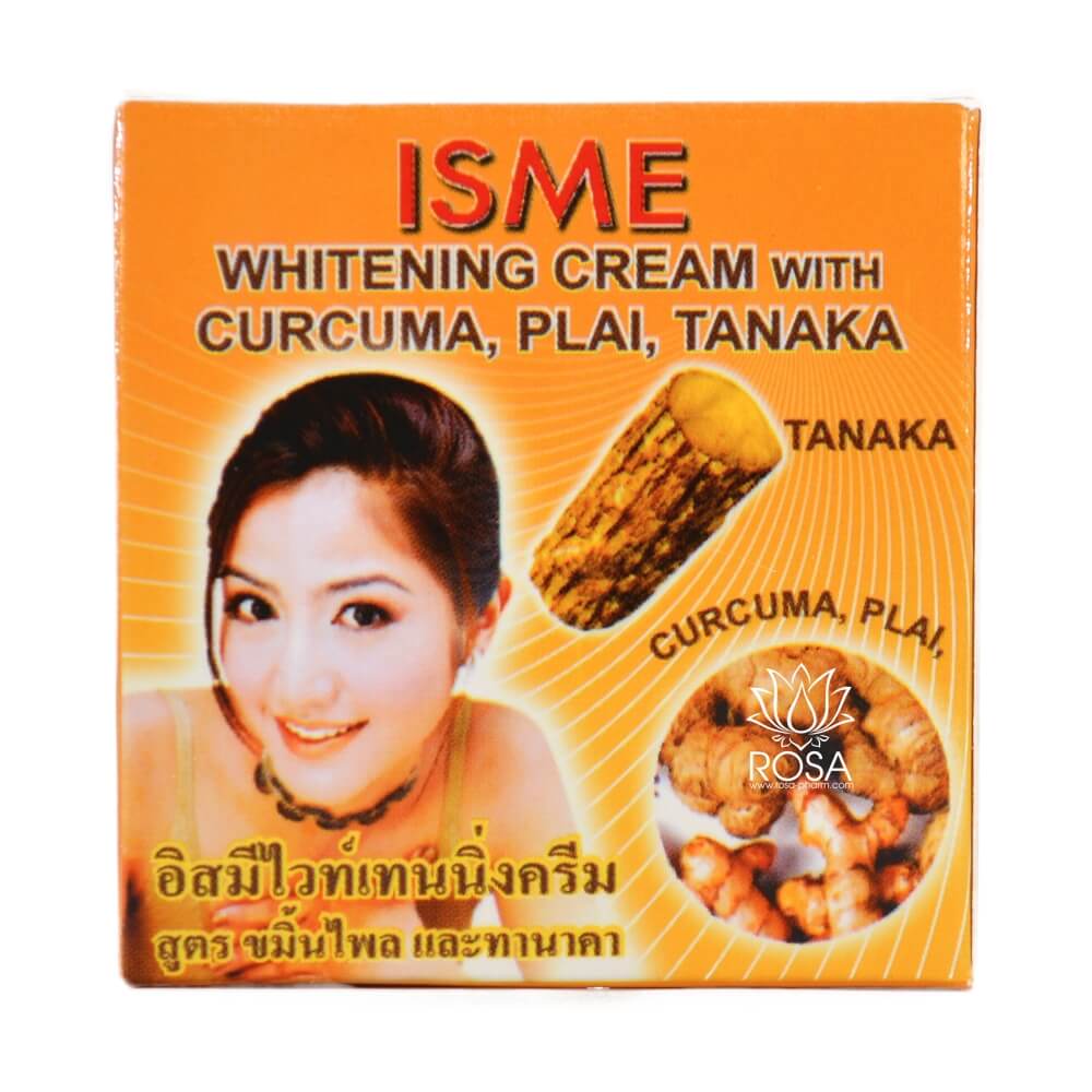 Отбеливающий крем с танакой, куркумой и имбирем