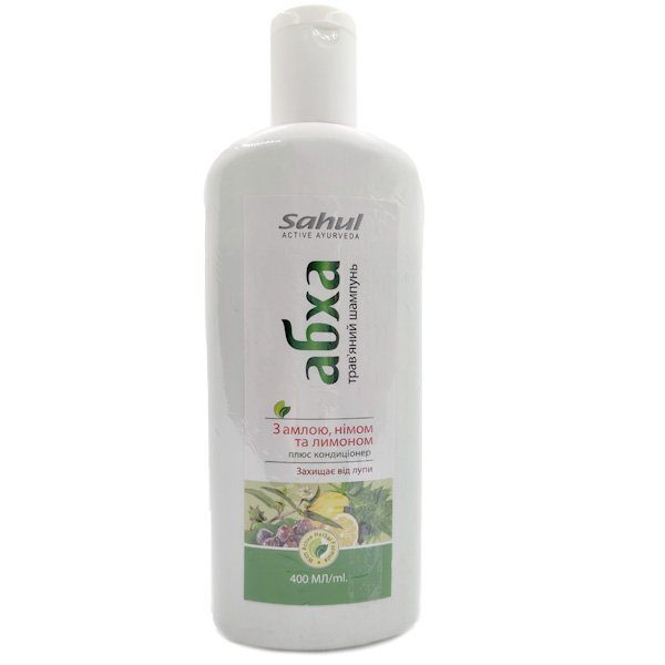 Травяной шампунь с кондиционером Абха с амлой 400